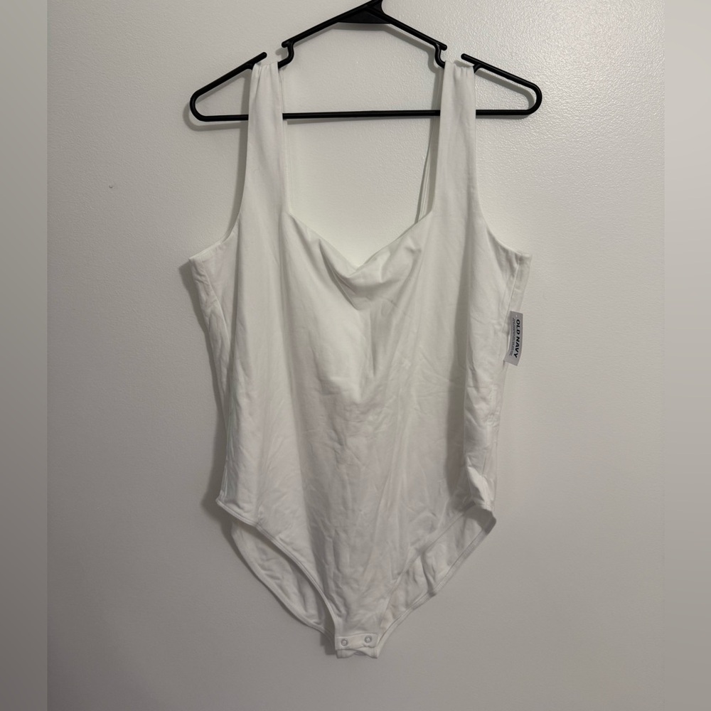 Old Navy White Women's Bodysuit